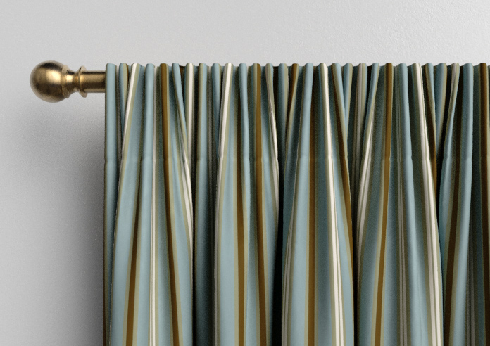 The British Stripe Co. Charles, Derwent No.1 - Made to Measure Curtains - Image 9